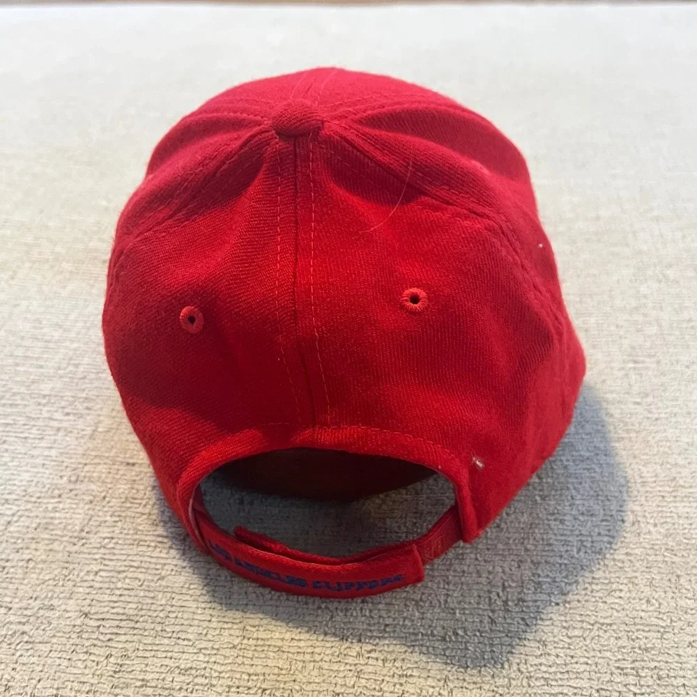 Adidas NBA Los Angeles Clippers Hat‎ Red Adjustable Strapback Baseball Cap OSFA